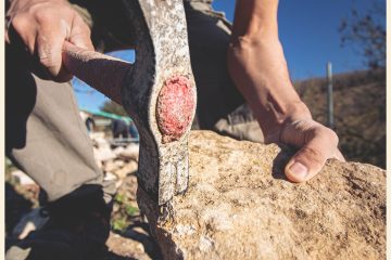 Corton murs en pierre sèche