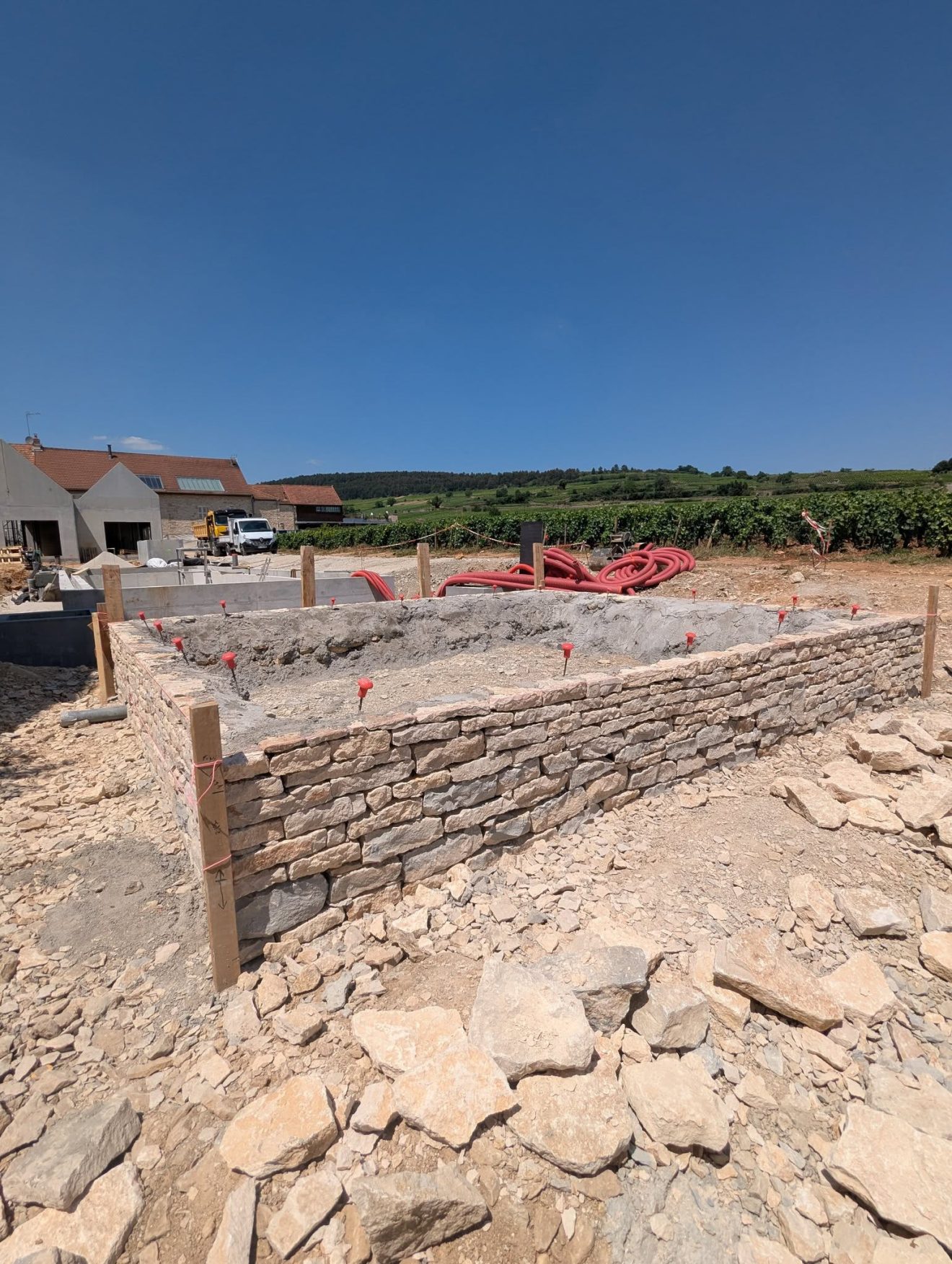 pommard maçonnerie paysagère 3